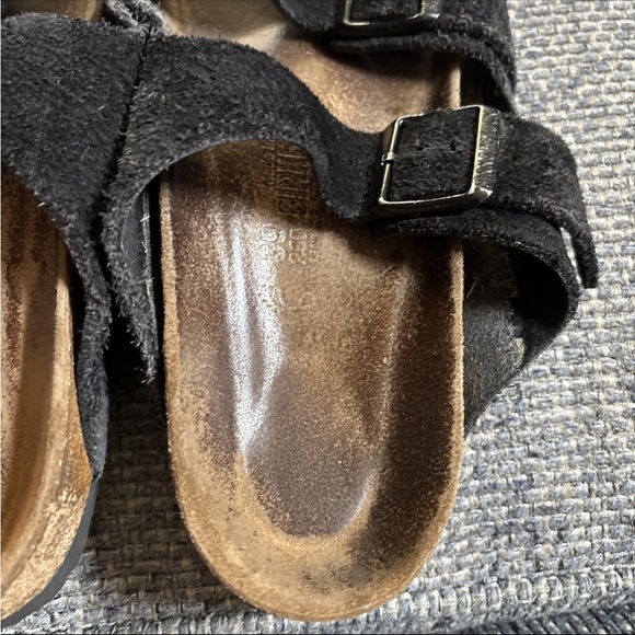 Black Suede Birkenstock Arizona 39 - Picture 4 of 7